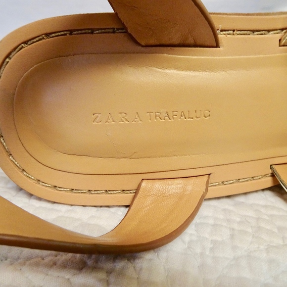 Zara Trafaluc Strappy Sandal Heels - Picture 6 of 6